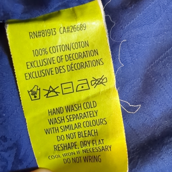 Robert Graham Shirt Size 3XL XXXL Blue Ghost Paisley - Picture 6 of 7